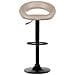 Set Di 2 Sedie Alte Peoria Pelle Sintetica Beige Chiaro - Foto miniatura 4