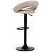 Set Di 2 Sedie Alte Peoria Pelle Sintetica Beige Chiaro - Foto miniatura 5