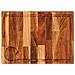 Tagliere 30x21x4 Cm In Legno Massello Di Acacia - Foto miniatura 7