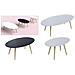 Easydesk Beistelltisch Scandi Tbs85.23.01 50x85cm Buche /schwarz (tbs85.23.01) - Foto miniatura 1