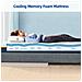 Materasso Memory 140x190, Alto 20 Cm, Materassi Memory Foam Con Gel, Media Rigidità, Ortopedico, Anallergico, Sfoderabile, 140x190x20cm - Foto miniatura 3
