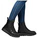 Black Casual Closed Ladies Mid Height Boots Stivaletti Pelle Scarpe Donna Nero Eu 38, 70450-00 - Foto miniatura 2