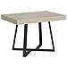 Tavolo allungabile 90x120/380cm Zeplir cashmere gambe antracite - Foto miniatura 1