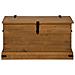 Cassapanca Halden 91x48x47 Cm In Legno Massello Di Pino - Foto miniatura 3