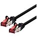 TCR66SS015BL cavo di rete Nero 1,5 m Cat6 SF /UTP (S-FTP) - Foto miniatura 1