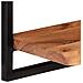 Lusso Casadino -  Mensole Parete 2 Pz 40x24x35 Cm Legno Massello Acacia E Acciaio - Foto miniatura 5