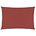 Parasole A Vela Tessuto Oxford Rettangolare 3,5x5m Terracotta - Foto miniatura 1