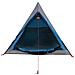 Tenda da Campeggio per 2 Persone Blu Impermeabile - Foto miniatura 4