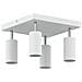 Faretto da soffitto 4 vie regolabile bianco GU10 - Foto miniatura 4