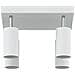 Faretto da soffitto 4 vie regolabile bianco GU10 - Foto miniatura 5