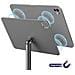 Ipad Pro 11' 2024 2025 Supporto Da Tavolo In Alluminio Ruotabile A 360°, Grigio - Foto miniatura 2