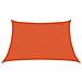 Vela Parasole 160 g/m² Trapezio Arancione 3/4x2 m in HDPE - Foto miniatura 1