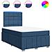 Giroletto a Molle con Materasso Blu 120x190 cm in Tessuto - Foto miniatura 1