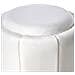 Pouf Irving Velluto Bianco - Foto miniatura 3