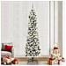 Albero di Natale snodato Bianco 240 cm PVC - Foto miniatura 2
