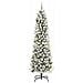 Albero di Natale snodato Bianco 240 cm PVC - Foto miniatura 3