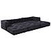 Cuscino 3 pcs Antracite 70 x 70 x 54 cm Poliestere - Foto miniatura 3