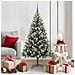 Albero di Natale artificiale a cerniera con neve fioccata - Foto miniatura 2