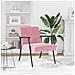 poltrona Rosa 59 x 75 x 78 cm Velluto - Foto miniatura 3