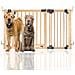 Bettacare Barriera Per Animali Domestici Espandibile In Legno Multipannello, Fino A 136cm, Legno Naturale, 76cm Di Altezza - Foto miniatura 1