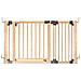 Bettacare Barriera Per Animali Domestici Espandibile In Legno Multipannello, Fino A 136cm, Legno Naturale, 76cm Di Altezza - Foto miniatura 2