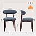 Set Da 2 Sedie Da Pranzo Robuste Ed Eleganti, Stile Nordico Minimalista, Ideali Per Sala Da Pranzo E Cucina Blu - Foto miniatura 2