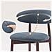 Set Da 2 Sedie Da Pranzo Robuste Ed Eleganti, Stile Nordico Minimalista, Ideali Per Sala Da Pranzo E Cucina Blu - Foto miniatura 4