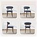 Set Da 2 Sedie Da Pranzo Robuste Ed Eleganti, Stile Nordico Minimalista, Ideali Per Sala Da Pranzo E Cucina Blu - Foto miniatura 5