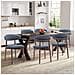 Set Da 2 Sedie Da Pranzo Robuste Ed Eleganti, Stile Nordico Minimalista, Ideali Per Sala Da Pranzo E Cucina Blu - Foto miniatura 8
