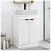 Mobile da bagno con lavabo Bianco Lucido 54 x 35 x 83 cm - Foto miniatura 2