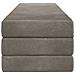 Divano Letto Pieghevole 180 x 67 x 45 cm Grigio Chiaro - Foto miniatura 5
