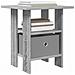 Comodino 2 pcs Grigio Sonoma 41 x 40 x 45 cm Legno multistrato - Foto miniatura 3