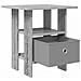 Comodino 2 pcs Grigio Sonoma 41 x 40 x 45 cm Legno multistrato - Foto miniatura 5