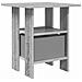 Comodino 2 pcs Grigio Sonoma 41 x 40 x 45 cm Legno multistrato - Foto miniatura 8