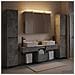 Set di mobili per il bagno 6 pcs Grigio Cemento - Foto miniatura 4