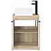 Set di mobili per il bagno Rovere Sonoma Legno ingegnerizzato - Foto miniatura 8