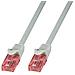 ICOC LU6-300 - Cavo di Rete Patch in Rame Cat. 6 Grigio U / UTP LSZH 30m - Foto miniatura 1