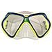 Senior Maschera Subacquea Di Silicone Giallo / blu Cobalto 88dk - Foto miniatura 2