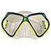 Senior Maschera Subacquea Di Silicone Giallo / blu Cobalto 88dk - Foto miniatura 1