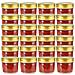 Vaso Per Marmellata In Vetro Coperchio Oro 24 Pz 110 Ml - Foto miniatura 1