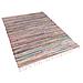 Tappeto Multicolore Chiaro In Cotone Con Fronde - 160x230cm - Danca - Foto miniatura 1
