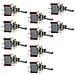 10 X On Off Miniature Toggle Precipitare Interruttore Cruscotto Spst 2pin - Foto miniatura 1