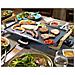Teglia Da Forno Plancha / Teppanyaki - Manici In Bambù - 1800 W. - Foto miniatura 5