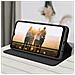 Custodia Folio Samsung Galaxy M12 Portafoglio Funzione Supporto Video Nera - Foto miniatura 4