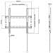 Office, Pesante Fisso Pieghevole, 32""-70"", 70kg, 75x75-400x40 - Foto miniatura 14