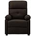 Poltrona Elettrica Reclinabile Marrone Scuro in Tessuto - Foto miniatura 3