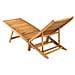 Lettino Prendisole in Legno Massello di Teak - Foto miniatura 4