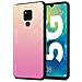 Custodia Compatibile Con Huawei Mate 20 In Giallo - Rosa - Coperchio Protettivo Bicolore In Vetro Temperato E Silicone Tpu - Foto miniatura 1