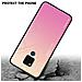 Custodia Compatibile Con Huawei Mate 20 In Giallo - Rosa - Coperchio Protettivo Bicolore In Vetro Temperato E Silicone Tpu - Foto miniatura 4