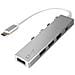 Hub Usb-c Con 4 Porte Usb Trasmissione Veloce 5 Gbps Funzione Otg - Foto miniatura 1